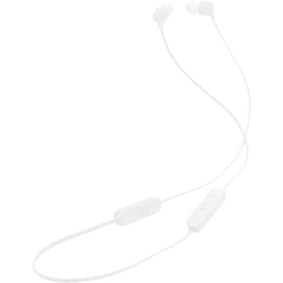 JBL Tune 135BT - Bluetooth Oordopjes Draadloos - In-ear - Oortjes met Kabel - 16 uur speeltijd - JBL Pure Bass - Wit