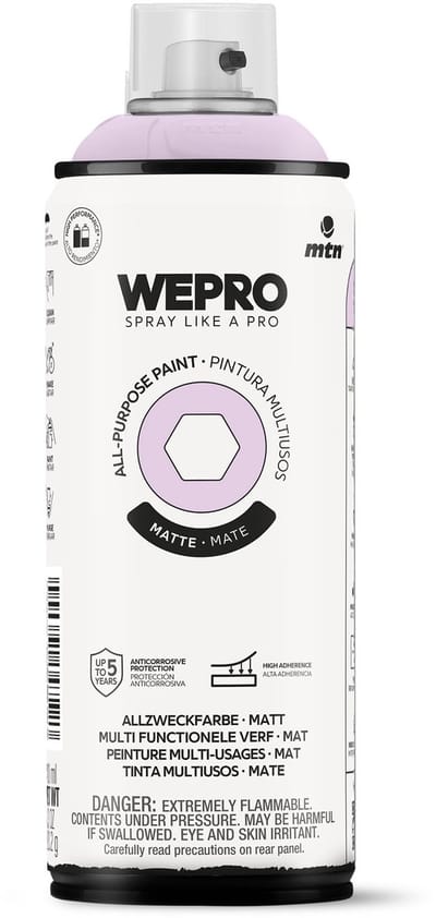 Spuitbus Violet Dream Mat MTN WEPRO ALL-PURPOSE PAINT 400ML
