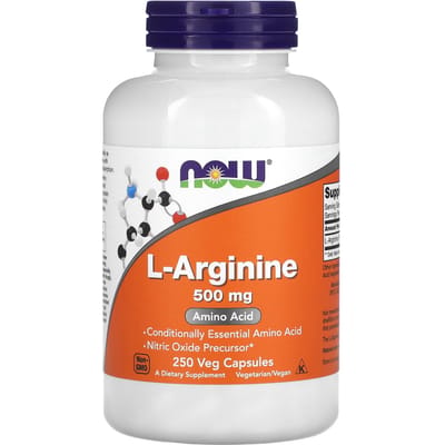 Now Foods L-Arginine 500mg (250) Standard - Aminozuren - Arginine