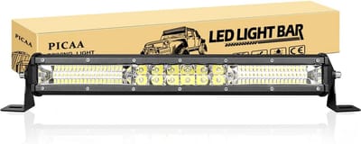 LED Lichtbalk - Werklamp Dubbele Rij - Offroad Verlichting - Combo Straal - 38 cm - Wit