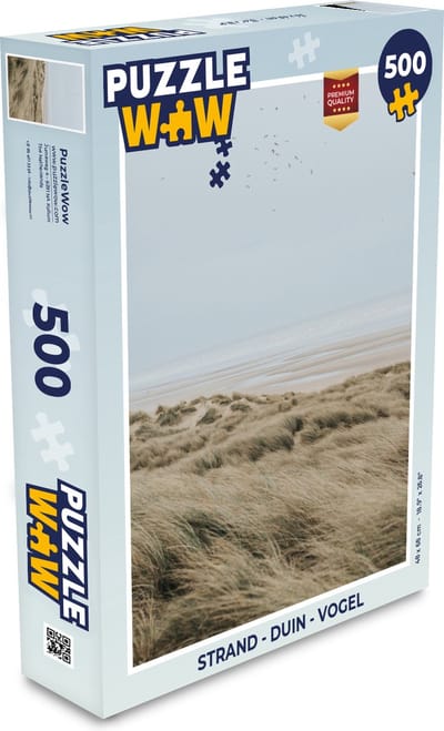 Puzzel Strand - Duin - Vogel - Legpuzzel - Puzzel 500 stukjes