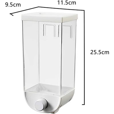 Keukenopslag Voedselorganizer Wandmontage Droogvoedsel Graandispenser Snack Graan Plastic Opbergcontainer Doos Rek voor Thuis