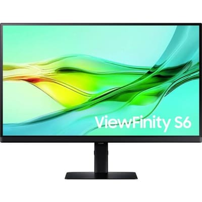 Samsung ViewFinity S6 LS27D604UAU LCD-monitor Energielabel E (A - G) 68.6 cm (27 inch) 2560 x 1400 Pixel 16:9 5 ms DisplayPort, HDMI, Gigabit-LAN (1