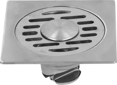 Afvoerputje Vloerzeef - Douche Afvoer - Water Afvoeren - Zelfsluitend Ontwerp - Zilver