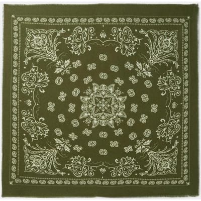Stradivarius Bandanasjaaltje met paisleyprint en zachte feel  Kaki OS