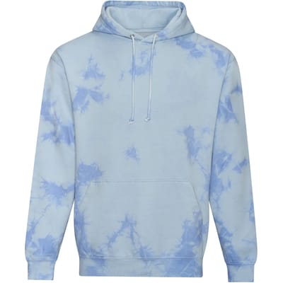 Just Hoods Tie-Dye Hoodie JH022 - BLUE CLOUD - XXL