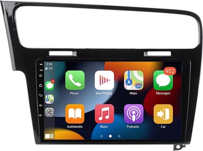 BG4U - Android Navigatie Radio geschikt voor VW Volkswagen Golf 7 2013-2017 met Apple Carplay en Android Auto Piano Black Glanzend Zwart