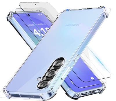 iTech Combo: 2 Screenprotectors & 1 Bumper Hoesje geschikt voor Samsung Galaxy A36 – 3-in-1 Bescherming