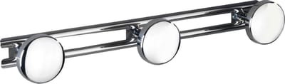 Wenko Reling Met 3 Haken Basic 42,5 X 6,5 Cm Rvs Chroom/zilver