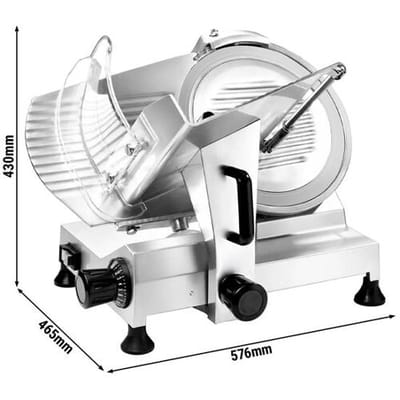 GGM Gastro Aufschnittmaschine mit Self-Lock-System - 250 Watt - Messer: Ø 300mm