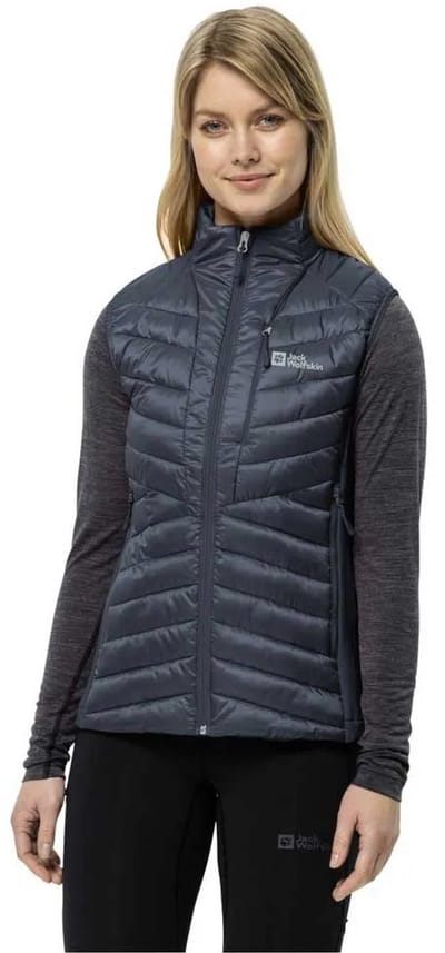 Jack Wolfskin Routeburn Pro Ins Vest Grijs L Vrouw