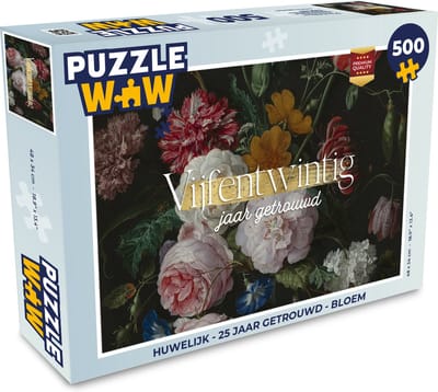 Puzzel Spreuken - Vijfentwintig jaar getrouwd - Quotes - Trouwen - Legpuzzel - Puzzel 500 stukjes
