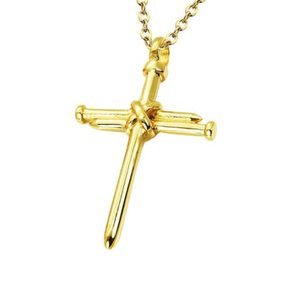 Amanto Ketting Djavan G - 316L Staal - Kruis - 55x35mm - 60cm