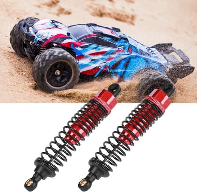 Hoge prestaties metalen schokdempers voor 1/10 schaal RC auto's - 2 stuks, 60mm, 85mm, 100mm, verbeterde schokabsorptie en duurzaamheid