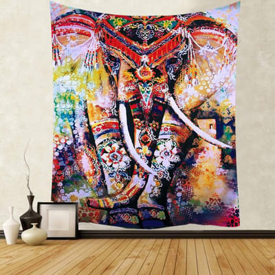 Polyester Mandala Print Wandkleed Wanddecoratie Tapijt Plaid Yoga Strandmat Deken Groot 150*200cm Slaapmat Wandkunst Wandkleed 73x95cm 38x29inch