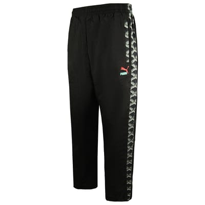 Puma Alife AOP All Over Print Track Broek Zwart Nylon Heren Broek 568729 01