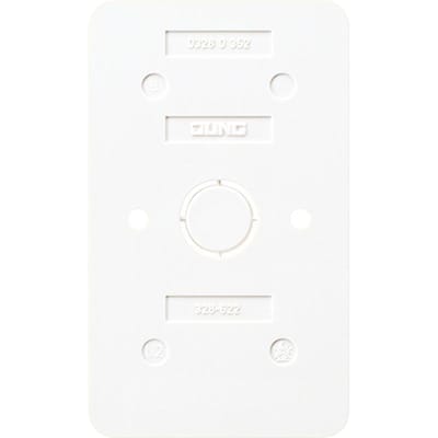 Jung AP600 Alpine witte basisplaat - 328-622WW