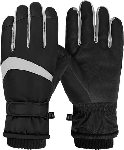 Dames Winter Ski Handschoenen, Winddicht en Warm met Touchscreen, Ideaal voor Skiën, Fietsen en Buitenactiviteiten