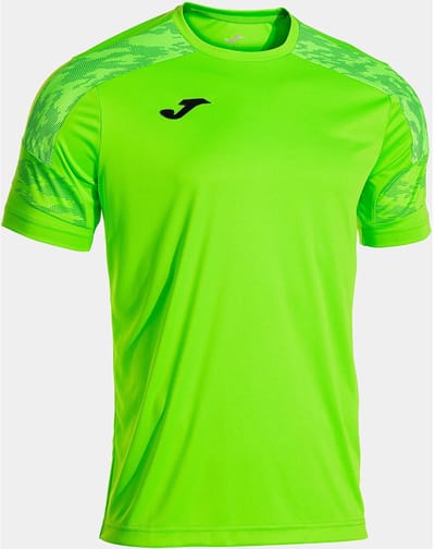 Joma Championship VIII Shirt Korte Mouw Heren - Fluo Groen | Maat: XL