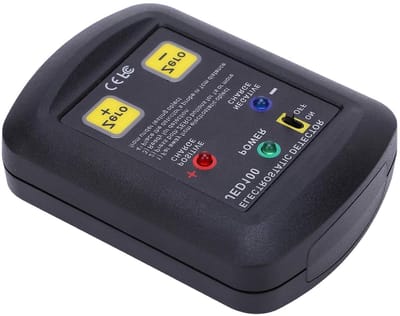 Spanningstester - Statische meter - Oppervlaktes testen - Contactloos meten - 80x60x20 mm - Grijs