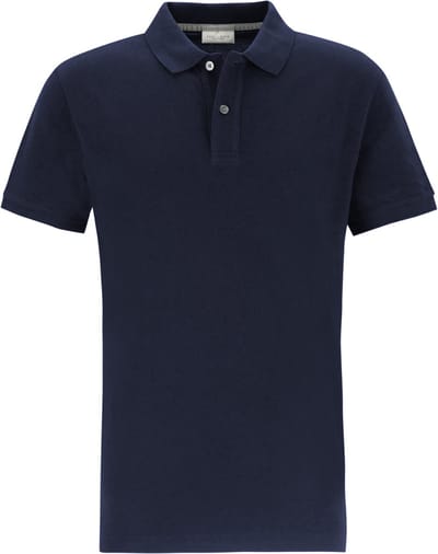Profuomo Piqué Poloshirt Donkerblauw (navy) - Maat L - Heren