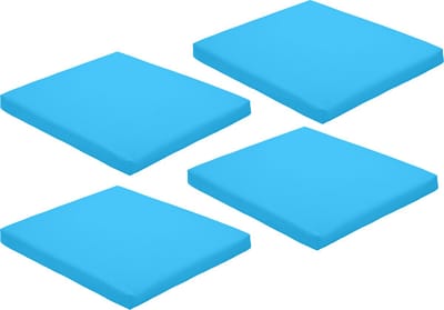 Stoelkussen - Waterbestendige Tuinkussens voor Binnen en Buiten - Zitkussen met Lint - Kussens voor Tuinstoel