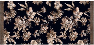 MD Entree - Design mat - Universal - Autumn Flowers - Vloerkleed - Antislip - Machine wasbaar - 67 x 150 cm