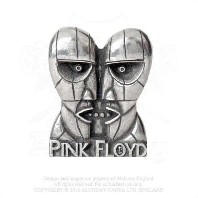 Alchemy Pink Floyd - Division Bell Heads Pin - Zilverkleurig