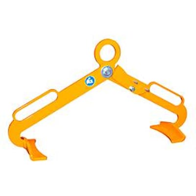Bauer Fassgreifer LGZ 60, bis 150 kg, B 555 x T 150 x H 325 mm, lackiert, gelborange RAL 2000