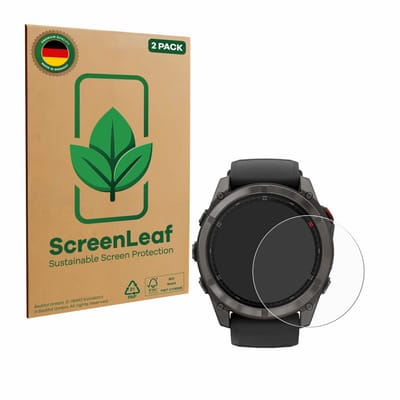 2 Stuks Screenprotector voor Garmin Fenix 8 Pro AMOLED (51 mm) - Hoogwaardige Beschermfolie transparant