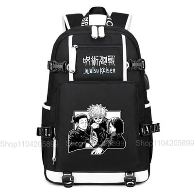 Jujutsu Kaisen Rugzak Anime Mochila Student Tiener Schooltas Jongens Meisjes Schooltassen Grote Dagelijkse Reizen Rugzak Cadeau 16 inches