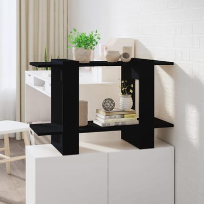 vidaXL - Boekenkast/kamerscherm - 80x30x51 - cm - zwart