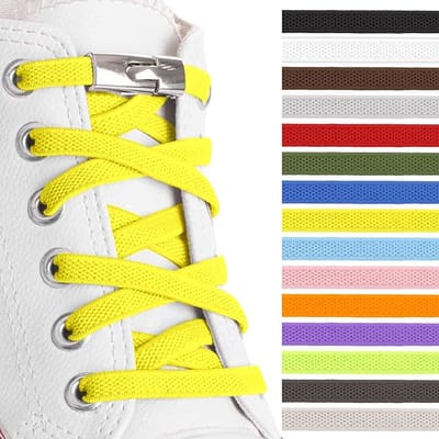 Famanu – Platte elastische schoenveters zonder strikken, gespsluiting voor kinderen en volwassenen