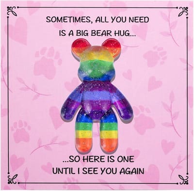 Kleine Knuffel - Angst Verlichter - Emotionele Steun - Compleet Geschenkset - 3 cm Klein