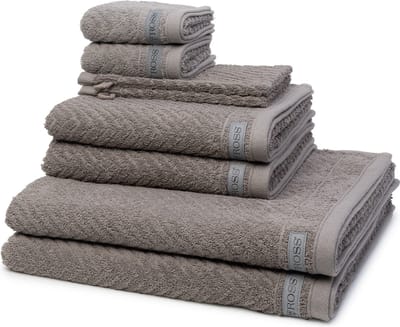 Ross Dames en Heren 2 X washandjes 2 X gasten- 2 X douche- 2 X handdoek - in set Smart