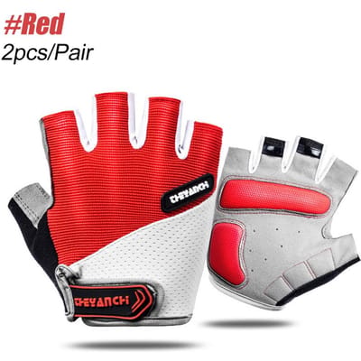 Fietshandschoenen Fiets Handschoenen Mountainbike Handschoenen – Antislip Schokabsorberend Gewatteerd Half Vinger Korte Sport Handschoenen Accessoires Hoge Kwaliteit XL