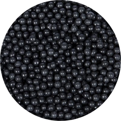 BrandNewCake® Zachte Parels Zwart 500gr - Sprinkles - Strooisel - Taartdecoratie