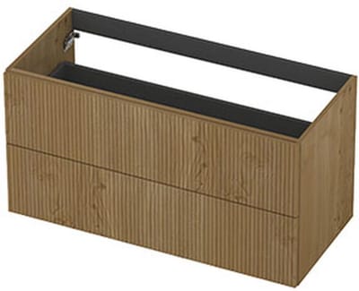 INK - Onderkast 2L Fineer Gefreesd Tbv Greep - 1000x450x520 Mm - Natur