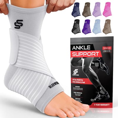 Enkelbrace voor Plantaire Fasciitis en Enkelsteun | Voetsteun met Compressie voor Pijnstilling
