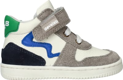 Develab 44311 Sneakers - Leren Sneaker - Unisex - Blauw - Maat 21