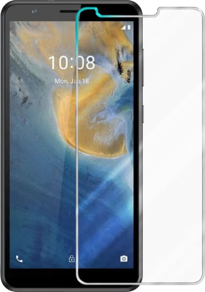 Cadorabo Screenprotector geschikt voor ZTE Blade A31 - Pantser film Beschermende film in KRISTALHELDER Geharde (Tempered) display beschermglas in 9H hardheid met 3D Touch