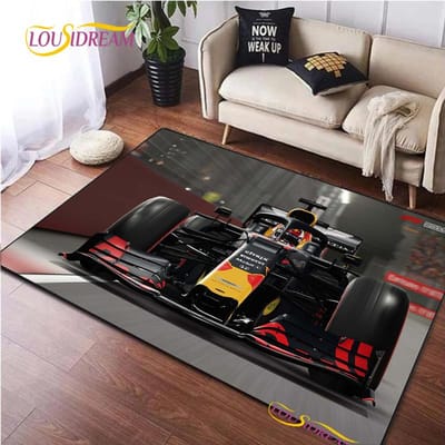 Raceauto Patroon Kleed voor Slaapkamer Woonkamer Tapijt voor Keuken Vloermatten Huisdecoratie Alfombra Kinderspel Antislip Vloerkussen Kleed 40x60cm