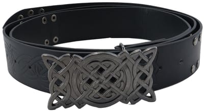 Dailygoods- Riem Kunstleer Viking-reliëf - Retro Riem - Middeleeuwse Krijger - LARP Cosplay - Comfortabel - Ademend
