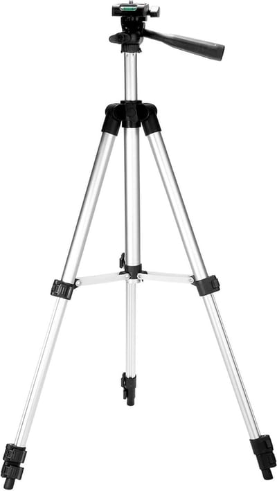 Projector Mount - Projector standaard - Thuisbioscoop opzetten - 360 graden draaibaar - 35-102 cm verstelbaar - Zilver