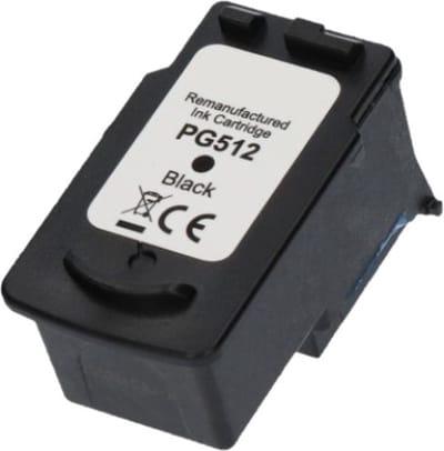 Huismerk geschikt voor Canon PG-512 Inktcartridge Zwart - IP2700 - MX340 - MX350 - MX360 - MX410 - MX420 - MP230 - MP240 - MP270 - MP280 - MP490 - MP495