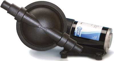 Jabsco douche- en lenspomp 12 volt 38 mm aansluiting