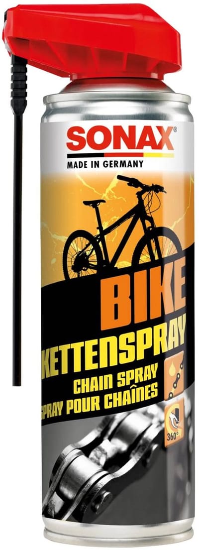 Sonax Kettingspray Bike 300 ml - reinigt en smeert kettingen en tandwielen