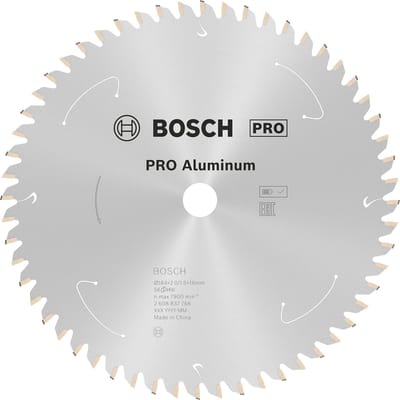 Bosch PRO Aluminium accus cirkelzaagblad 184 x 2 x 16 mm - 2608837766