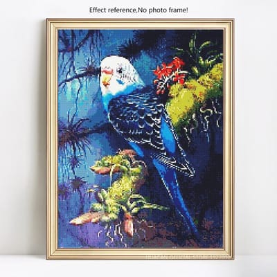 5D DIY diamant schilderij dier vogel volledige ronde strass foto borduurwerk 20X30 gray