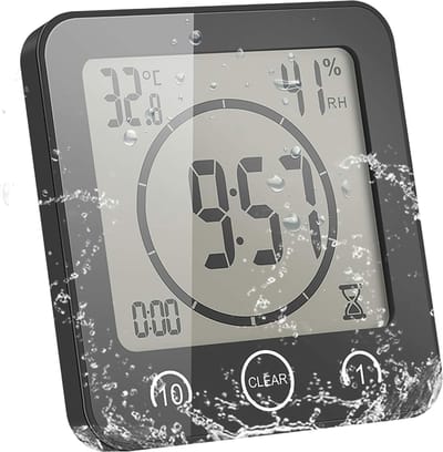 Douchetimer - Douchewekker - Water Besparen - Multifunctioneel - Digitaal